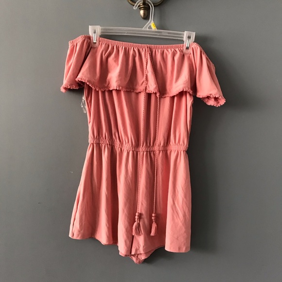 Derek Heart Other - Off the Shoulder Romper